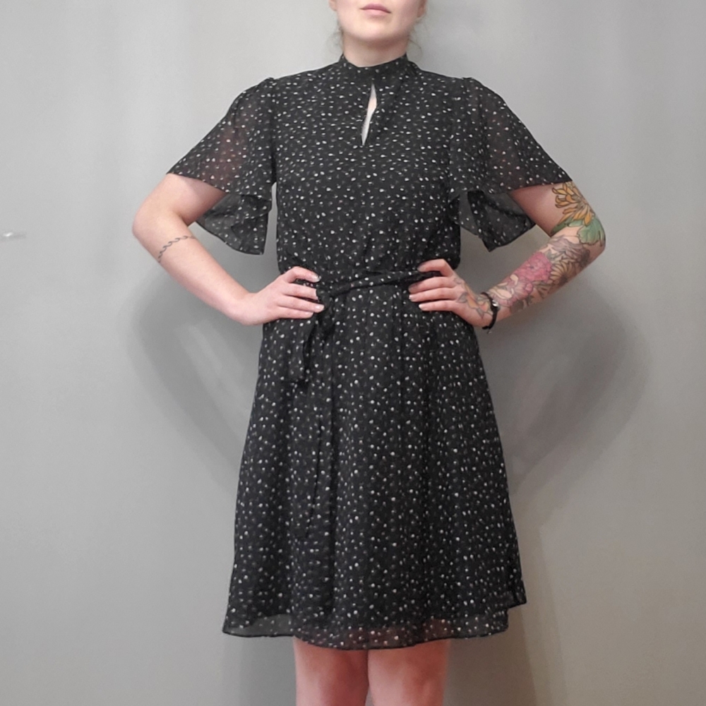Chiffon Tie Dress